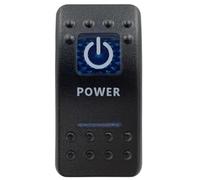 Blue Led Rocker Switch Button 5Pins&7Pins ON OFF ON For Car Marine Boat ARB Style interior Lights parts Camper(Power)