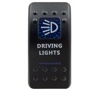 Blue Led Rocker Switch Button 5Pins&7Pins ON OFF ON For Car Marine Boat ARB Style interior Lights parts Camper(Driving Lights)