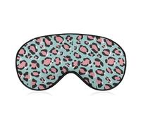 Blue Leopard Unisex Light-Blocking Eye Mask Sleep Mask Suitable for Naps at Home, in The Office, and on Airplanes