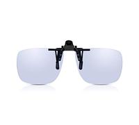 Blue Light Blocking Clip On Glasses for Computer, Digital, Screen & Gaming with Anti-Glare Protective Flip Over Lens to Prevent Eye Strain and Fatigue. Read Optics