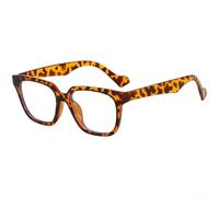 Blue Light Blocking Glasses Square Frame for Women Men,Square Frame Eyewear,Lightweight Anti Blue-Ray Computer Eyewear for Commuting Office Gaming,Fashion Full Rim Spectacles(G)