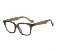 Blue Light Blocking Glasses Square Frame for Women Men,Square Frame Eyewear,Lightweight Anti Blue-Ray Computer Eyewear for Commuting Office Gaming,Fashion Full Rim Spectacles(E)