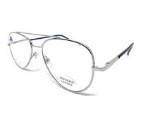 Blue Light Blocking Reading Glasses Anti Blue Light Computer Glasses Pilot Executive for Men Women Gamer Glasses Venice (Blue Silver, 2, diopters)