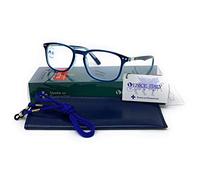 Blue Light Blocking Reading Glasses Model "Professional Coti" Computer Reading Glasses, Gaming for Men and Women Fashion Pharmacy Quality - 5 Colors Options (Blue, +0.00)