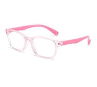 Blue Light Blocking Silica Glasses for Kids,Children's Computer Glasses for Age 4-13,Unbreakable Frame Anti-Blue Ray Glasses With Case,Anti UV400 & Eyestrain,Kids Pretend Glasses,Blue Screen Glasses