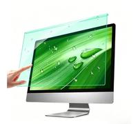 Blue Light Screen Protector Computer Monitor and Laptop Anti-Uv Blue Light Blocking Film Frame Hanging Type Eye Protection Filter Enhanced Anti Glare to Protect Your Eyes(Green,19inches[16:10])