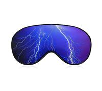 Blue Lightning Dragon Sleep Eye Mask Cute Blindfold Eye Covers Eyeshade for Women Men Gifts