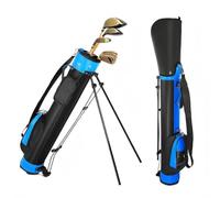 Blue,Lightweight Golf Stand Bag, Portable Waterproof Golf Carry Bag with Padded Strap and Pocket, Practice Bag for Men/Women