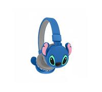 (Blue) Lilo Stitch Bluetooth Headset Cartoon Cute Childrens Headset Stereo Foldable
