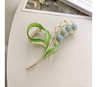 Blue Lily of The Valley Flower Hair Clips, Large Metal Claw Clip,Orchid Clamps,Lily Jaw Clamp Styling Accessories for Thick Thin,Clips and Barrettes