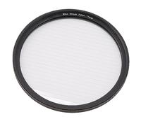 Blue Line Camera Lens Filter, Blue Line Filter Portable Large Screen Textured Optical Glass and Aluminum Alloy for Filmmaking (77mm)