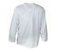 Blue Line Sports Plain Ice Hockey Training Jersey (White, L 52")