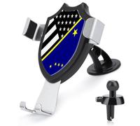 Blue Line U.s. Alaska State Flag Car Phone Holder for 4''-6'' Smartphone