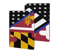 Blue Line U.S. Maryland Flag Compatible with iPad Protective Case ipad 2019/2020/2021(10.2in)
