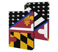 Blue Line U.S. Maryland Flag Compatible with iPad Protective Case IPAD Pro 20/21/22(11in)
