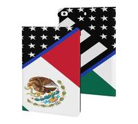 Blue Line U.S. Mexican Flag Compatible with iPad Protective Case ipad Mini 1/2/3/4/5 (7.9in)
