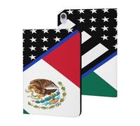 Blue Line U.S. Mexican Flag Compatible with iPad Protective Case ipad Mini6 (8.3in)