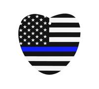 Blue Line United State Flag Car Air Freshener Aromatherapy Tablets Love | Long Lasting Scent,Hanging Fragrant Tablet