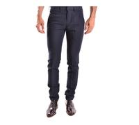 Blue Linen Trousers - male - Dondup - Slim-fit Trousers - Blue - W29 - Trousers W29