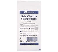Blue-Lion Wound Closure Strips 75mm x 3mm x 5 Strips (Pack of 10)