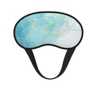 Blue Liquid Marble, Full Eye Covers Light Blocking Eye Masks Blackout Sleep Eye Muffs