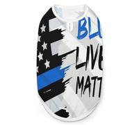 Blue Lives Matter with Usa Flag Versatile Dog Vests for Dogs And Cats - Full Print Pet Vest S