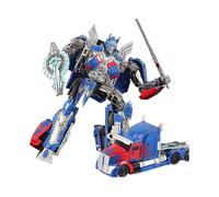 (Blue Locomotive) New Transformat Toys Boy Alloy Edit Anime Act Toy Car