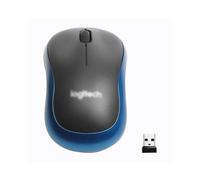 (Blue) Logitech M185 Wireless Optical Mouse Usb Receiver Fit Compact Pc Laptop Mouse