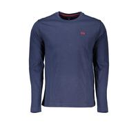Blue Long Sleeve Classic Fit T-Shirt - male - La Martina - Long Sleeve T-Shirts - Blue - 2XL - Tops 2XL