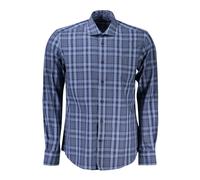 Blue Cotton Shirt with Check Pattern - male - North Sails - Casual Shirts - Blue - S - Shirts S