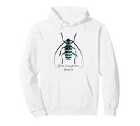 Blue Longhorn Beetle Pullover Hoodie