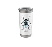 Blue Longhorn Beetle Stainless Steel Insulated Tumbler