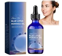 Blue Lotus Moringa Oil,Natural Body Oil,Moringa Oil for Face, Hair and Body,Nourishing and Moisturising Blue Lotus M/oringa O/il,Body Moisturizer,Nourishing B/ody O/il,B/ody Lotion for Women,60ml