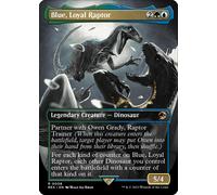 Blue, Loyal Raptor (Borderless Art) | Jurassic World Collection