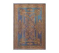 Blue Luxe (Luxe Design) Grande Unlined Hardback Journal (Elastic Band Closure)