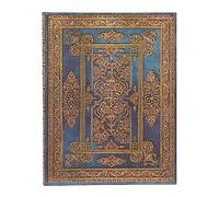 Paperblanks Hardback Journal Blue Luxe (Luxe Design) Ultra Lined Elastic Band Closure