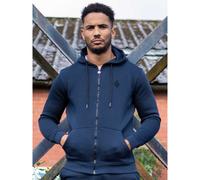 Enzo Mens Hoodies Zip Up Hooded Fleece Hoody Coat Winter Warm Jacket Track Top Navy M