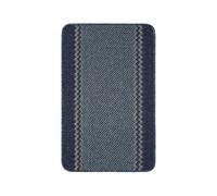 Blue Machine Washable Anti-Slip Polypropylene Floor Mat For Kitchen, Entrance & Hallway-67Cm X 180Cm (Runner)