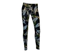 BLUE MAGIK Turtles Tortoise Sea Life Print Leggings (Large/X-Large, Black)