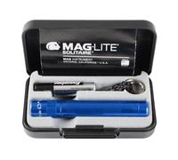 (Blue) Maglite Solitaire Torch 1 X Aaa. Gift Boxed with Battery. Spare Bulb Included