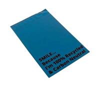 Blue Mailing Bags (25 Pack), 10 X 14 Inch, Polythene Postage Plastic Postal Mail Seal Special. Self Seal Postal Bags Large Size Mail Sacks for Packing Packaging Postage Envelopes Mailers