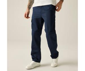 Blue male 38 L Regatta Professional Men's Cargo Work Trousers Blue, Size: 38 L