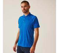 Blue male L Regatta Professional Men's Coolweave Wicking Polo Shirt Blue, Size: L