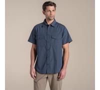 Blue male M Craghoppers Men's Kiwi II Short Sleeved Shirt Blue, Size: M