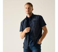 Blue male M Regatta Men's Mindano Short Sleeve Shirt Blue, Size: M