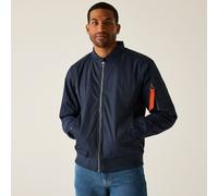 Regatta Pro Pilot Ma1 Navy Waterproof Quilt-lined Bomber Jacket #TRA255
