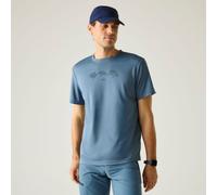 Blue male Regatta Men's Fingal Graphic T-Shirt Blue, Size: S