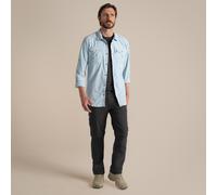 Blue male S Craghoppers Men's NosiLife Adventure Long Sleeved Shirt III Blue, Size: S