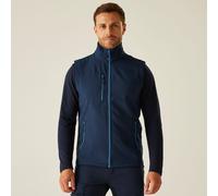 Regatta Navigate Navy/french Blue Men's Stretch Soft-shell Bodywarmer #TRA915