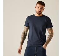 Regatta Pro Navy Men's Soft-touch Cotton T-shirt Tee #TRS225